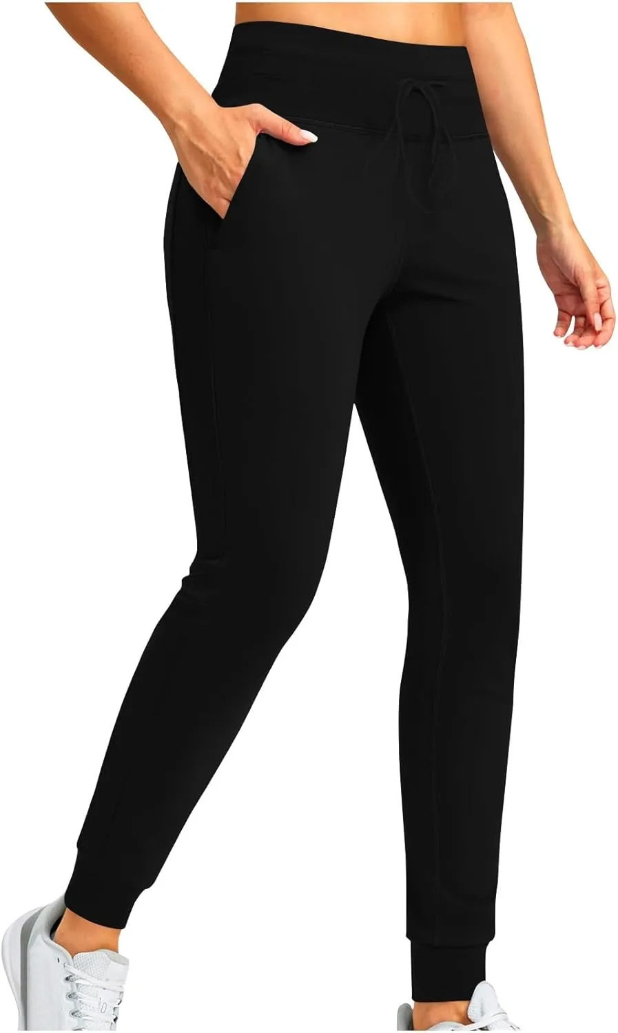 Jogger Pants for Women Lightweight Athletic Leggings Tapered Lounge Pants High Waisted Stretch Drawstring Sweatpants