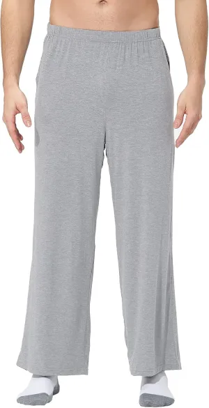 JOINFUN Mens Cotton Pajama Pants, Soft Lounge Pants with Pockets Elastic Sleep Pj Bottoms
