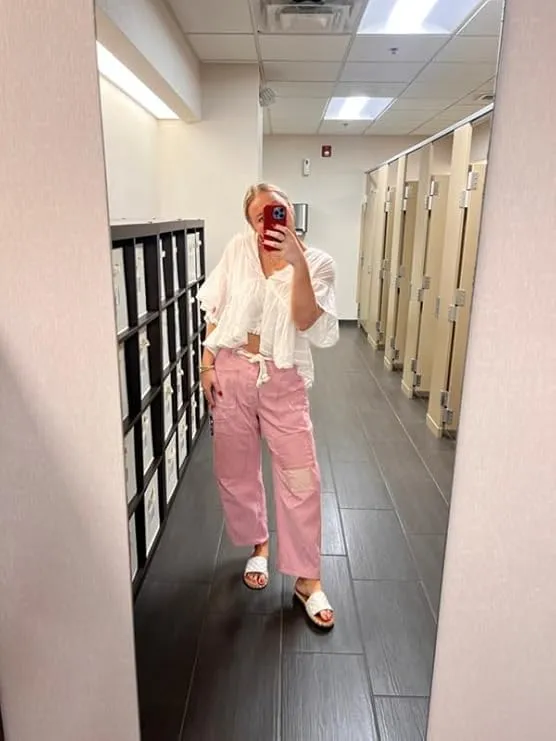 Kedera Women Striped Barrel Jeans Casual Loose Denim Jeans Wide Leg Baggy Pants Mid Waist Boyfriend Jeans Y2k