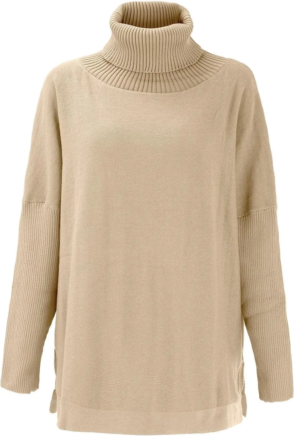 LCMTWX Sweaters for Women Batwing Sleeve Loose Oversized Sweaters Chunky Knitted Pullover Sweaters Fall Sweaters Round