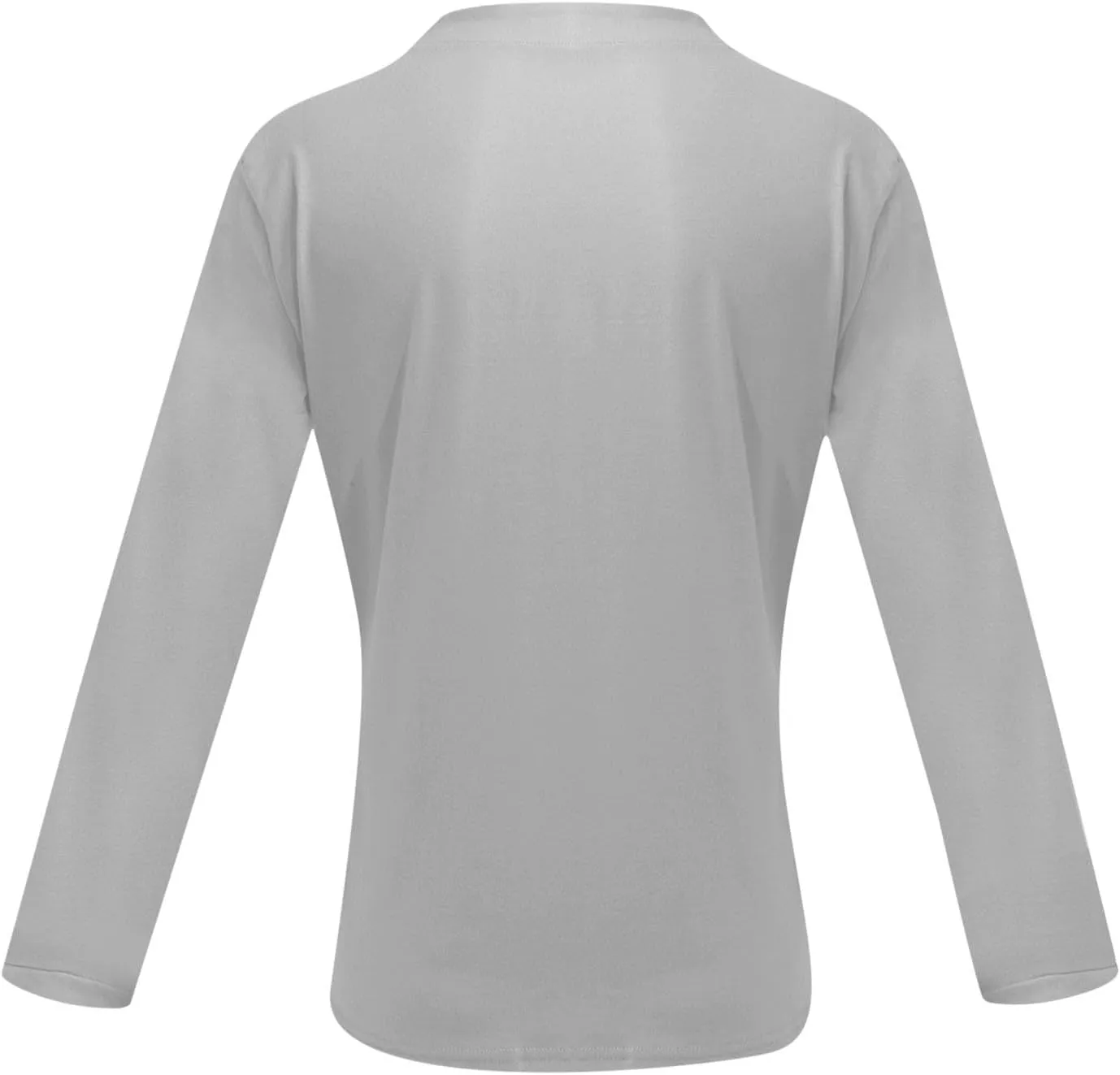 Long Sleeve Shirts for Men Plus Size V-Neck Shirts Oversized Solid Shirts Casual Stylish Loose Fit Fall Shirts