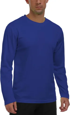Long Sleeve Shirts for Men UPF 50  UV Protection Rash Guard Fishing Shirts Moisture Wicking Quick Dry Sun Shirts HH2410