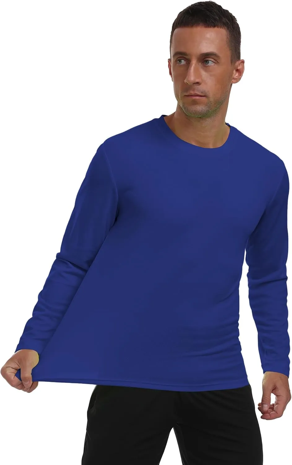 Long Sleeve Shirts for Men UPF 50  UV Protection Rash Guard Fishing Shirts Moisture Wicking Quick Dry Sun Shirts HH2410