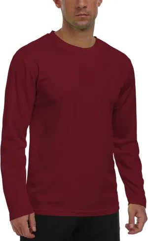 Long Sleeve Shirts for Men UPF 50  UV Protection Rash Guard Fishing Shirts Moisture Wicking Quick Dry Sun Shirts HH2410