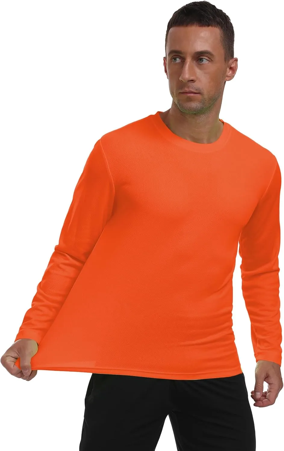 Long Sleeve Shirts for Men UPF 50  UV Protection Rash Guard Fishing Shirts Moisture Wicking Quick Dry Sun Shirts HH2410