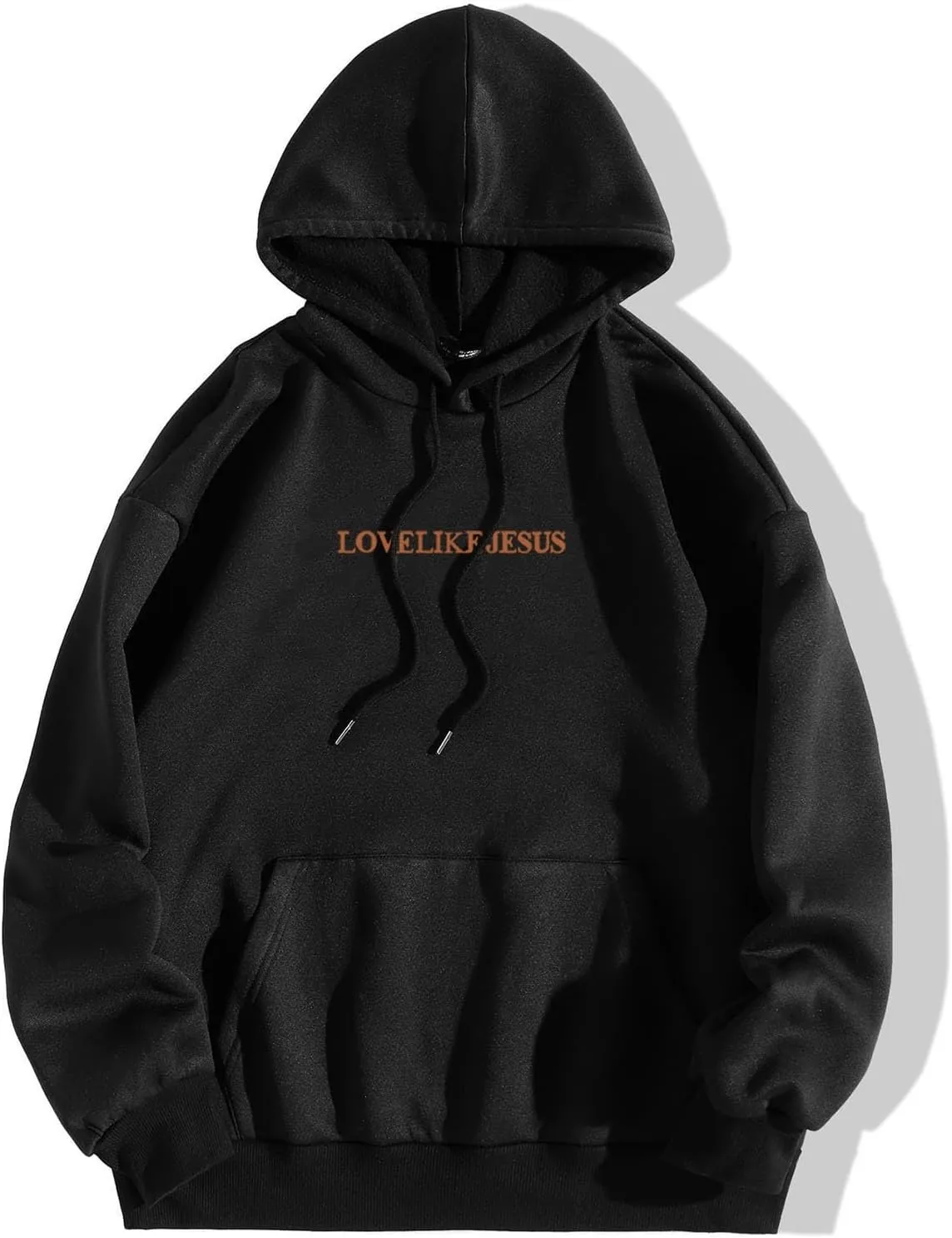 Love Like Jesus Hoodies for Women Oversize Graphic Christian Faith Hoodies Pocket Long Sleeve Drawstring Pullover Sweatshirts