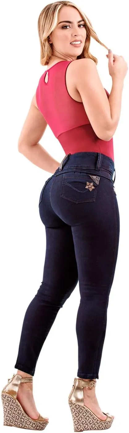 LT.ROSE Butt Lifting Jeans | Pantalones Colombianos Levanta Cola | High Waisted Jeans for Women | Colombian Jeans