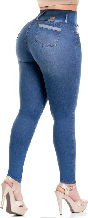 LT.ROSE Butt Lifting Jeans | Pantalones Colombianos Levanta Cola | High Waisted Jeans for Women | Colombian Jeans