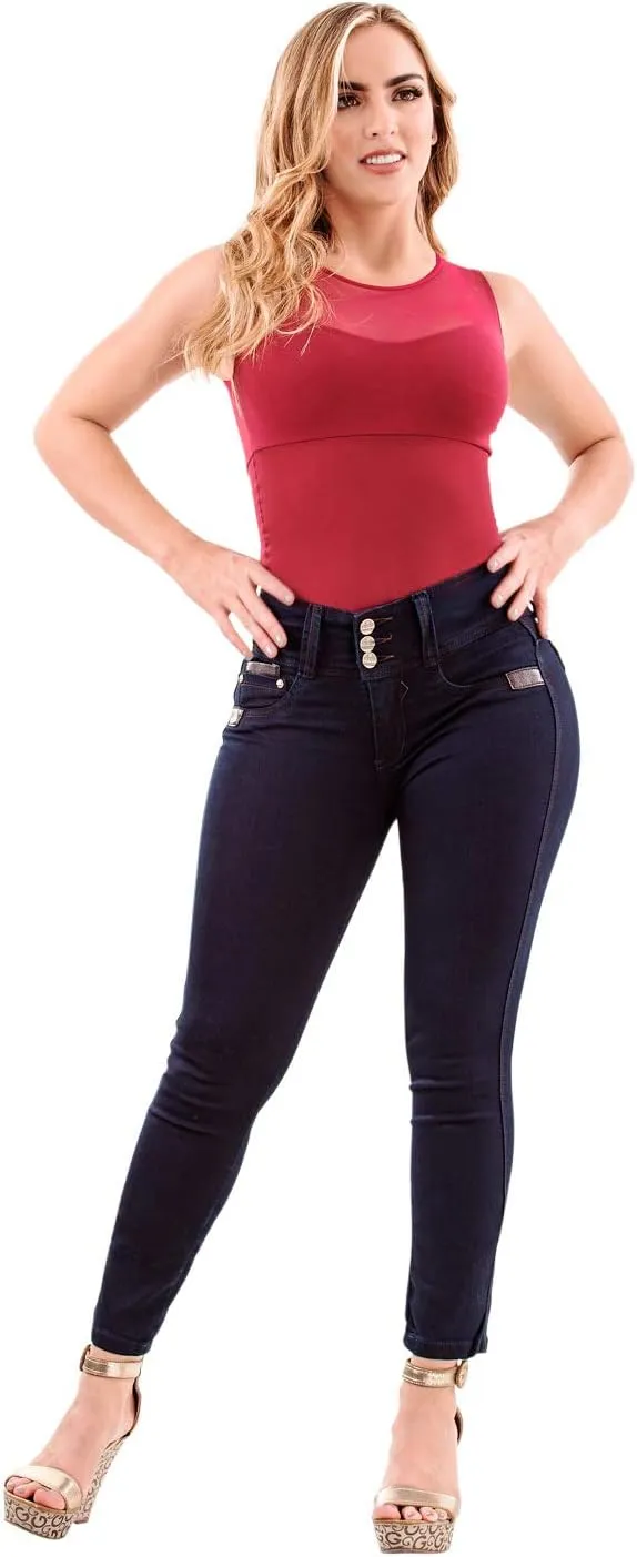 LT.ROSE Butt Lifting Jeans | Pantalones Colombianos Levanta Cola | High Waisted Jeans for Women | Colombian Jeans