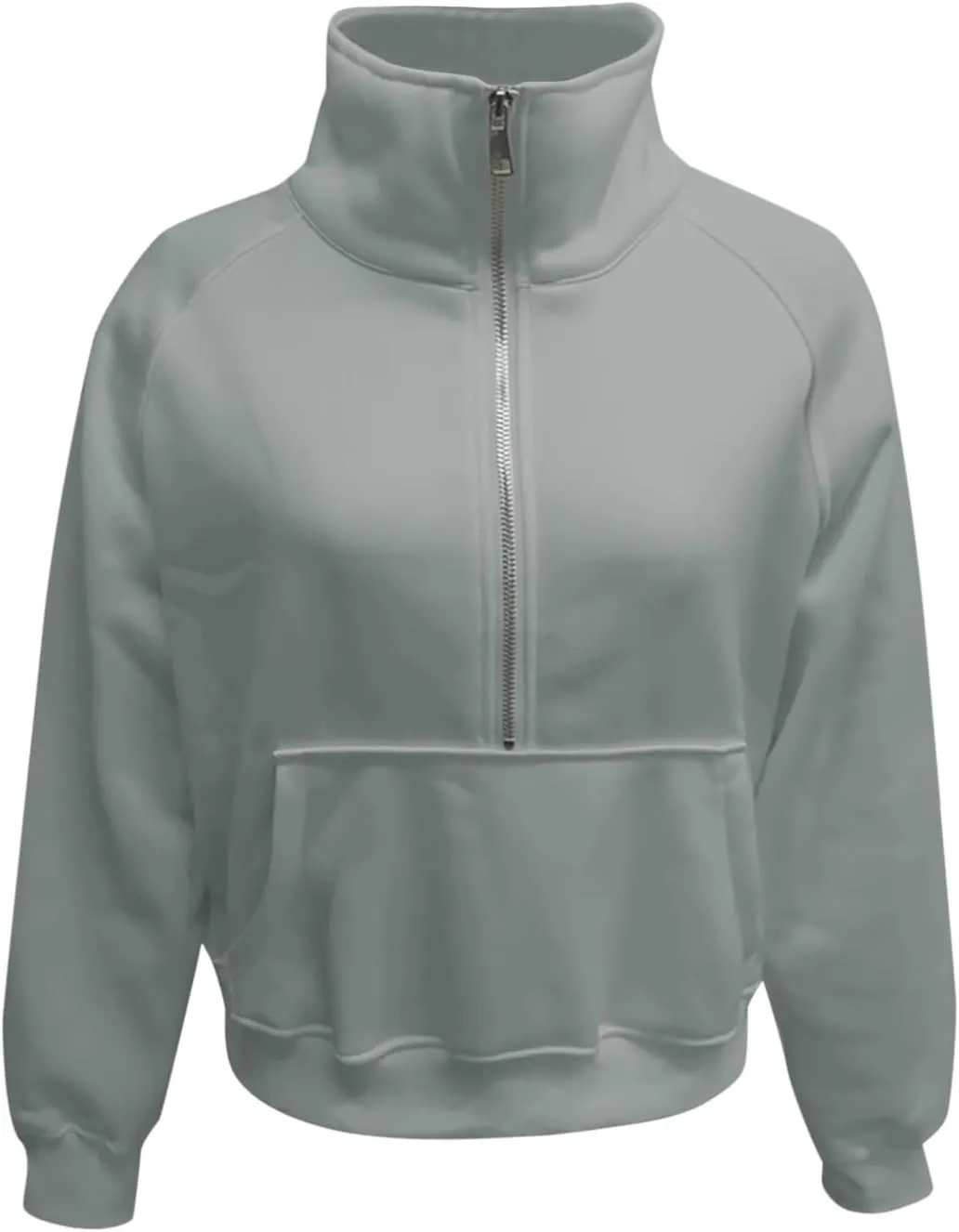 Masbird Hoodies for Women Womens Sweatshirts Half Zip Cropped Pullover Fleece Quarter Zipper Hoodies Fall Outfits Clothes
