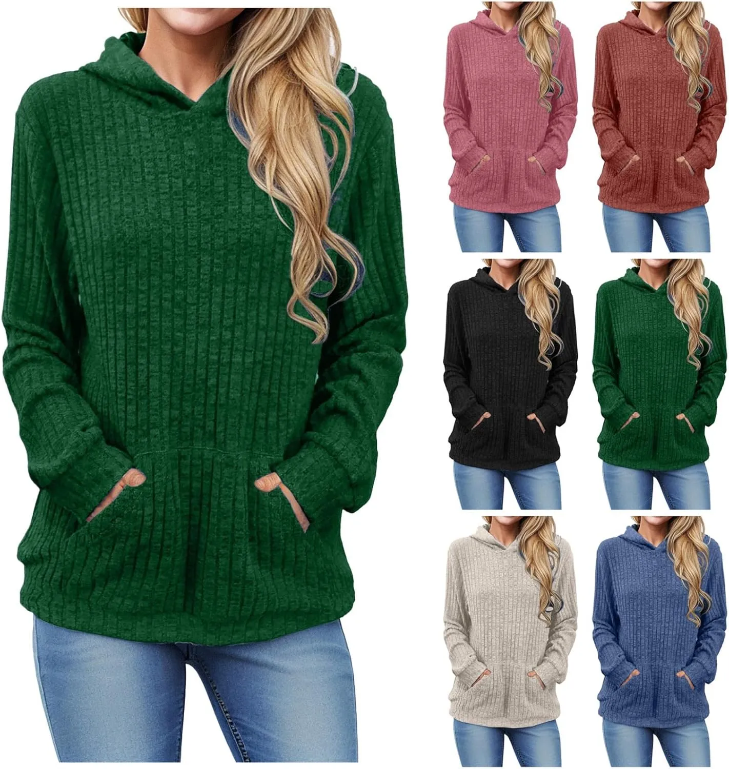 Masbird Hoodies for Women Womens Zip Up Hoodies Fleece Jackets Oversized Sweatshirts Fall Fashion Outfits Sweaters Winter