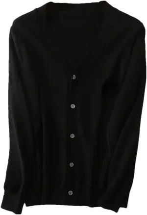 Men Button Down Knitted Sweaters Casual Cardigan Sweaters Slim Fit Knitted Sweaters V-Neck Long Sleeve Sweaters