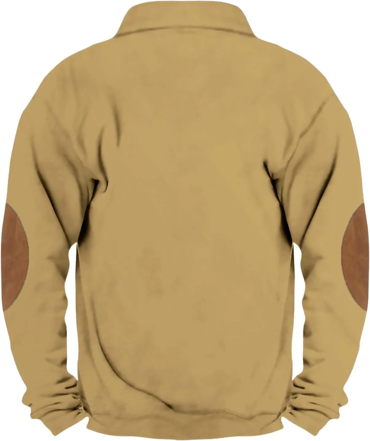 Men's American Flag Graphic Sweatshirts Button Stand Collar Long Sleeve Patriotic Pullover, S-3XL