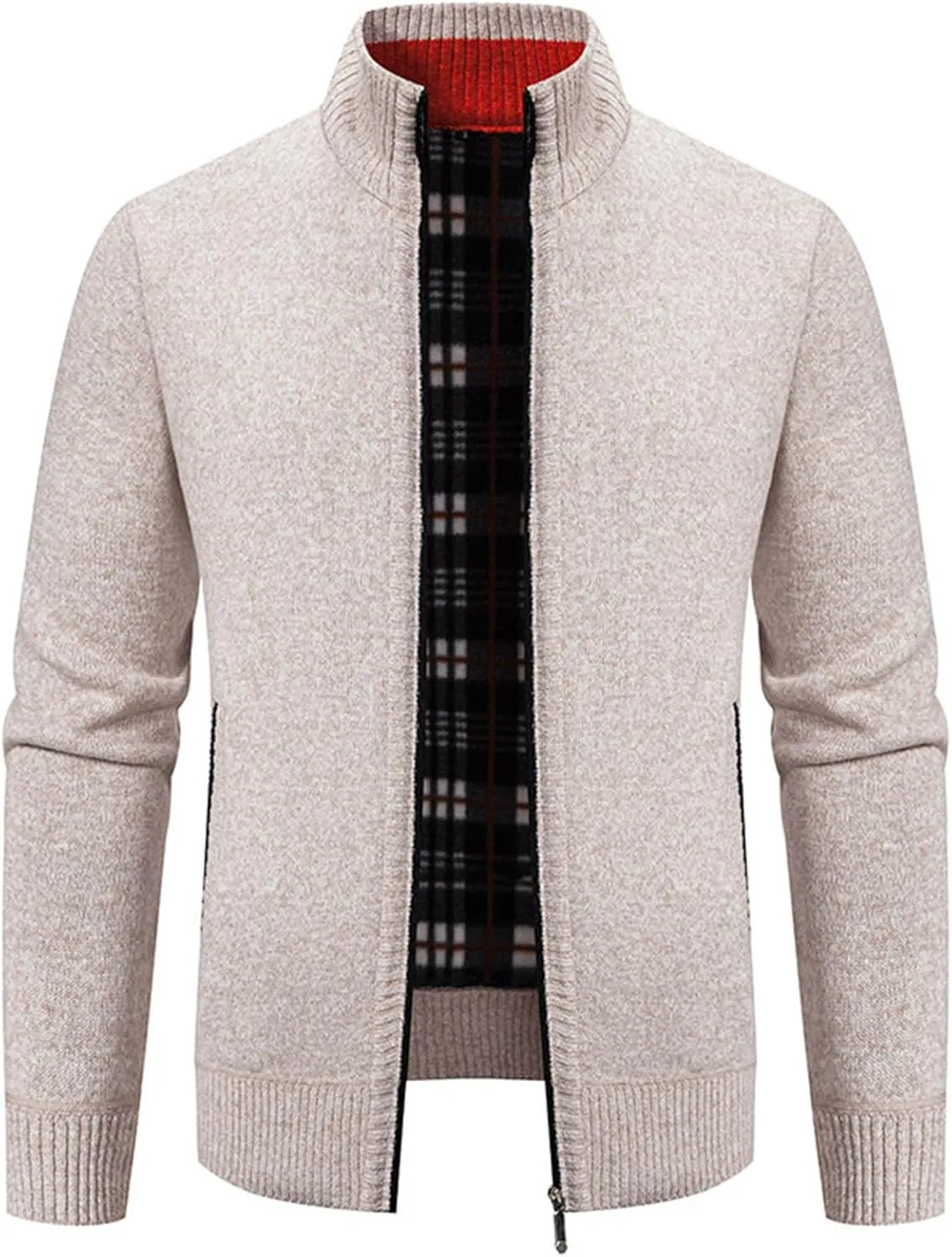 Mens Cardigan Sweater, Mens Shawl Collar Cardigan Sweater Cable Knitted Open Front Button Loose Fit Knit Sweaters