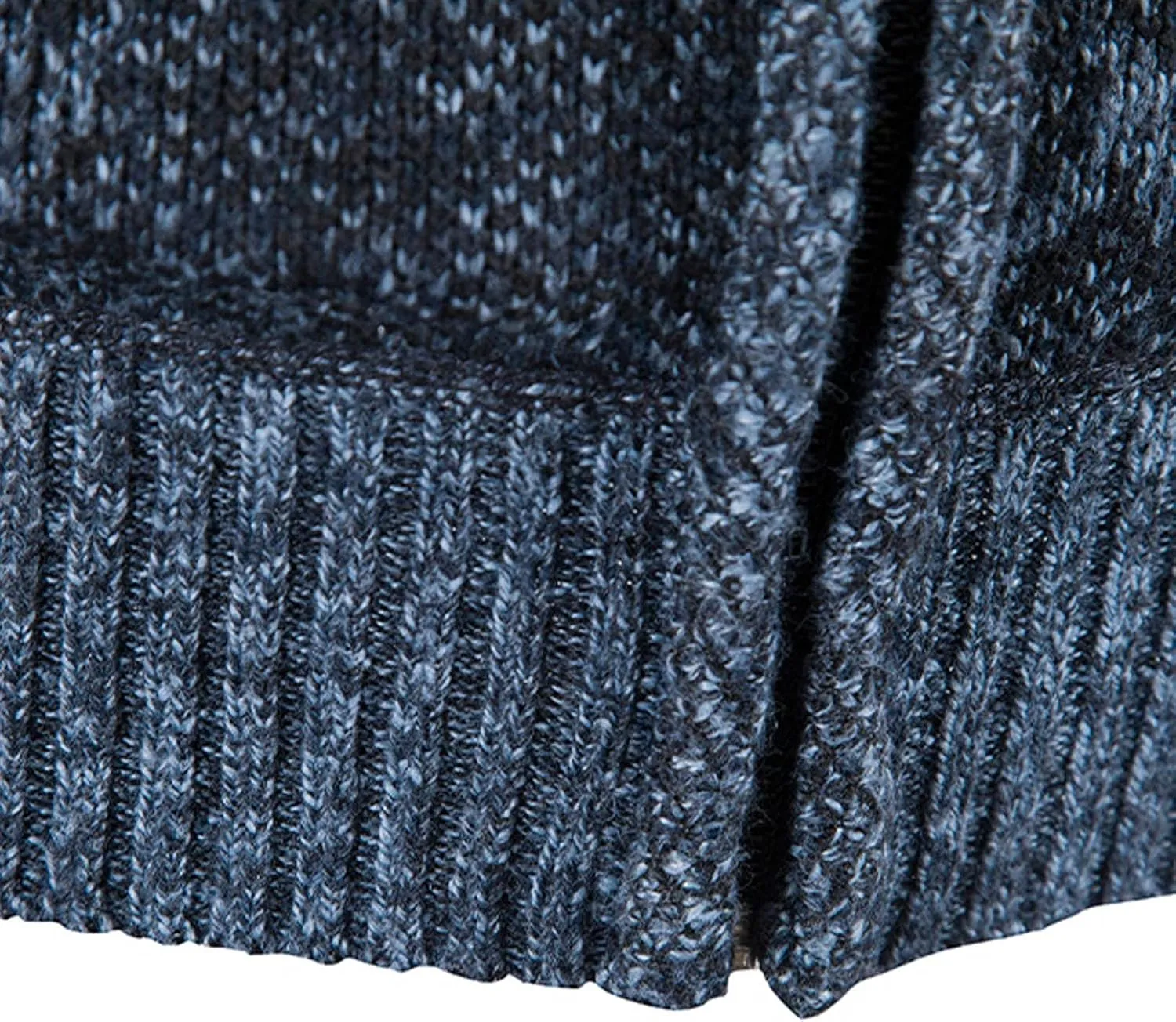 Mens Cardigan Sweater with Hooded, Men's Knitted Cardigan Sweater Fashion Thick Full Zip Knitted Sweaters for Men Coat