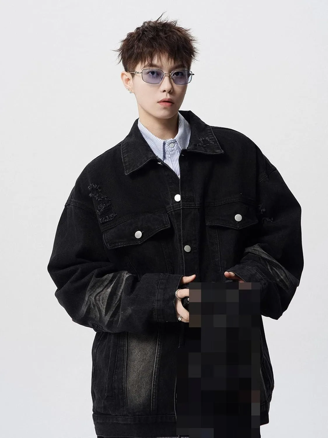Men's Denim Coat American Retro Spring Casual Denim Jacket for MEN