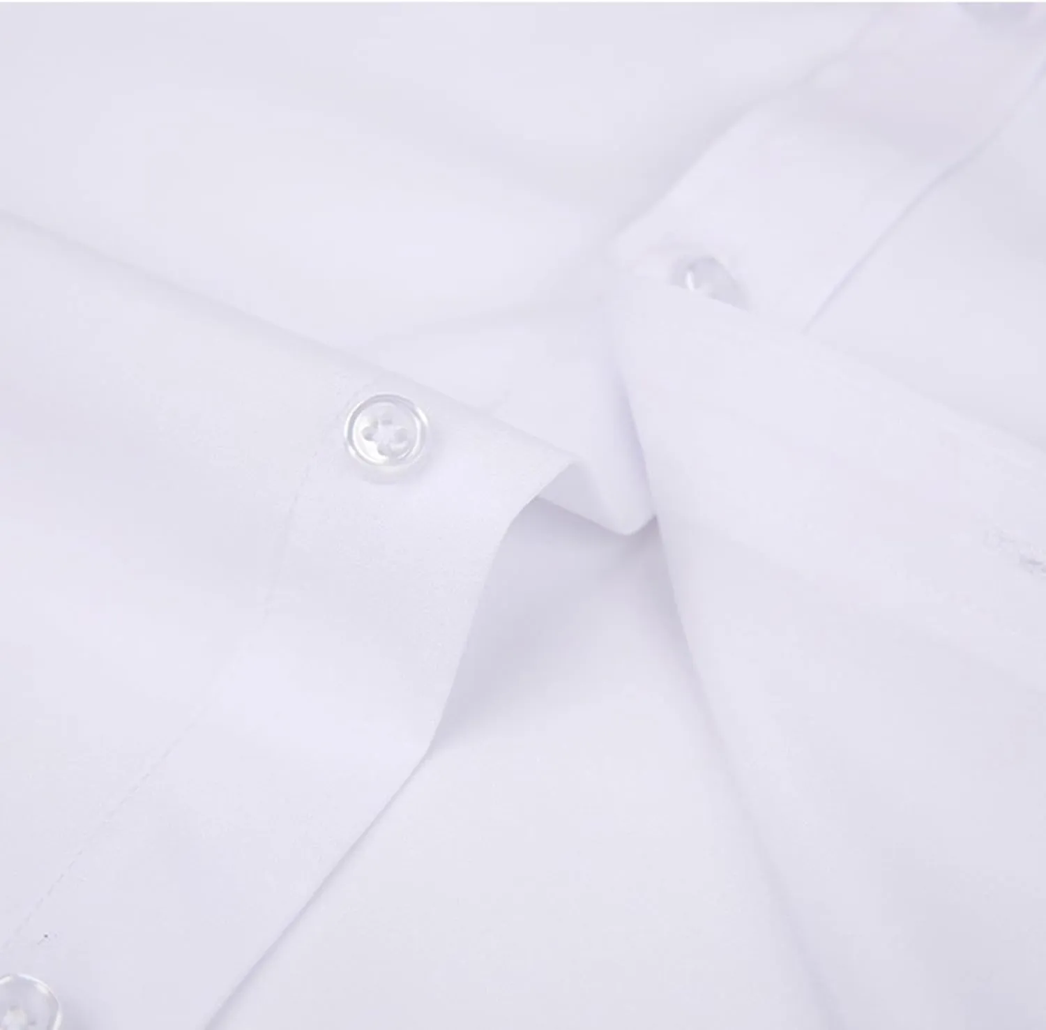 Men's Dress Shirts Solid Causal Long Sleeve Business Button Down Shirts Regular Fit Stretch Cotton Formal Dress Shirts