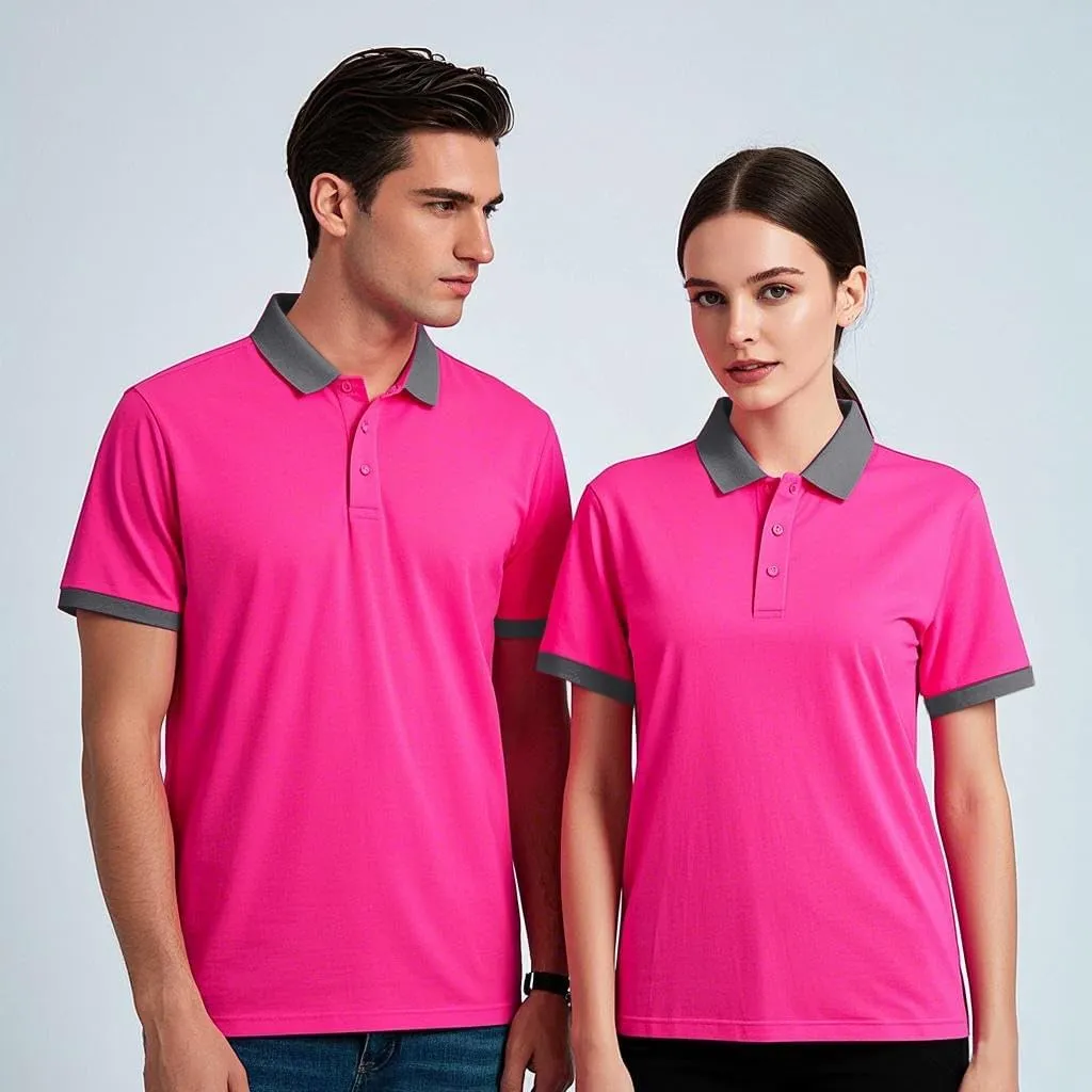 Mens’ High Visibility Safety Short Sleeve T-Shirt with Pocket Moisture Wicking Shirts,Multipack