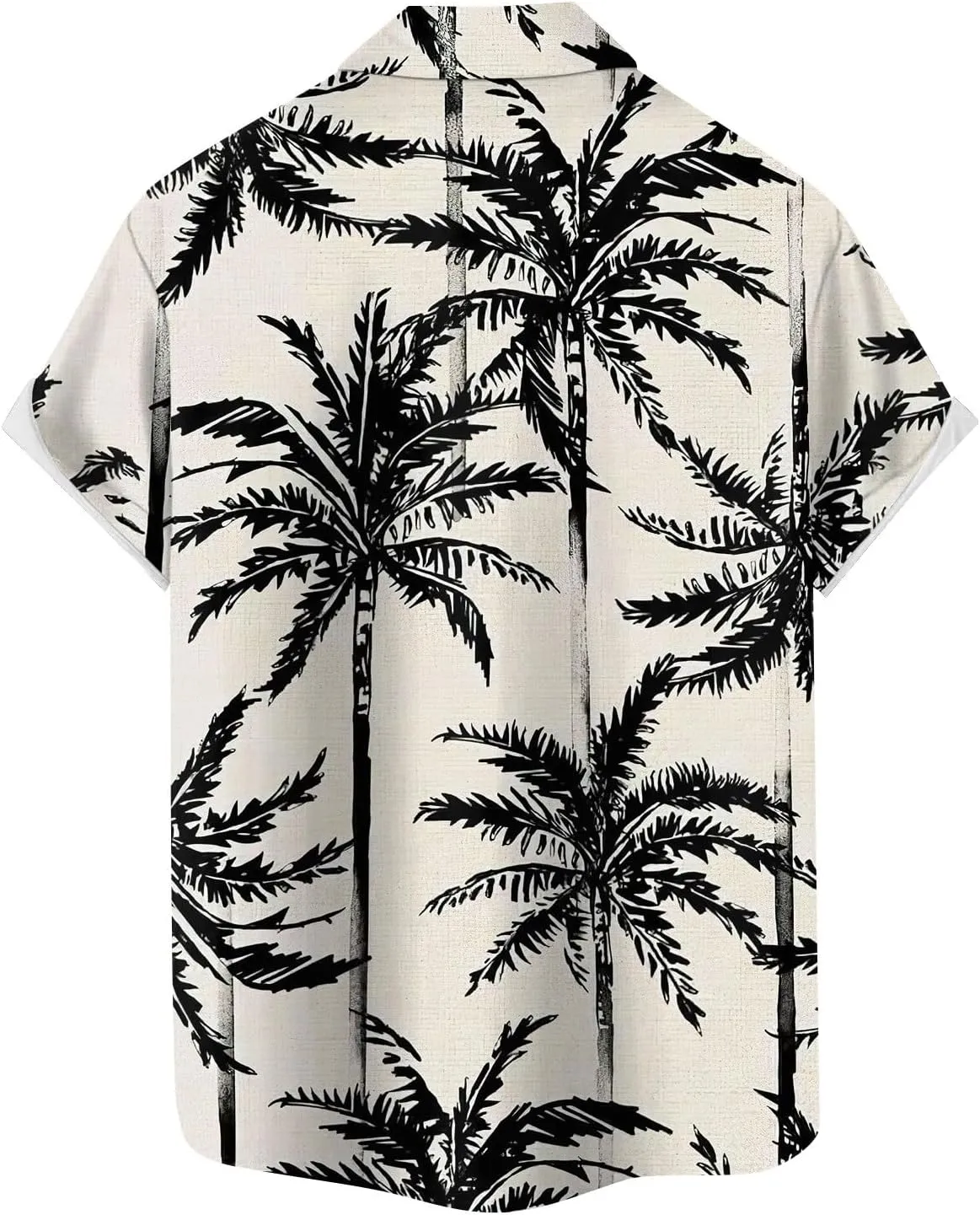 Mens Linen Shirts Short Sleeve Button Down Shirts Hawaii Shirts Wrinkle Casual Vacation Beach Summer Tops