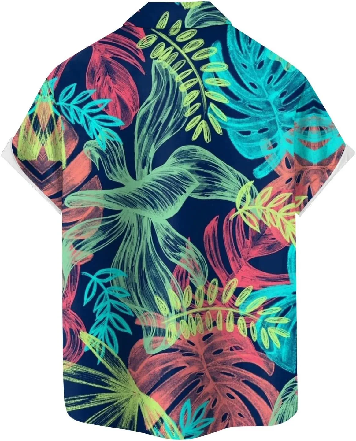 Mens Linen Shirts Short Sleeve Button Down Shirts Hawaii Shirts Wrinkle Casual Vacation Beach Summer Tops
