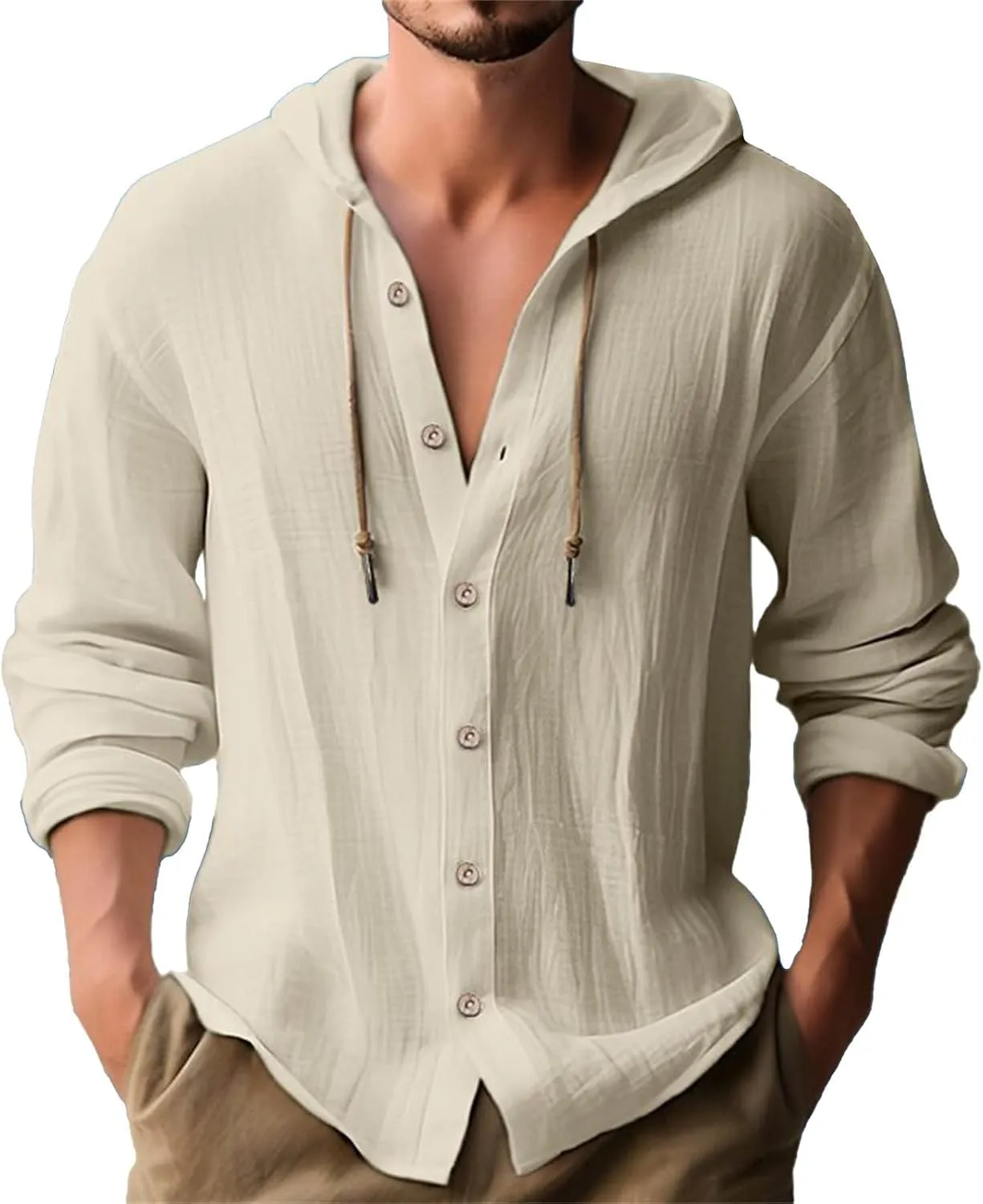 Men's Long Sleeve Button Up Shirts Collar Pocket Long Sleeve Shirt Top Long Sleeve Shirts for Men Casual Shirts for