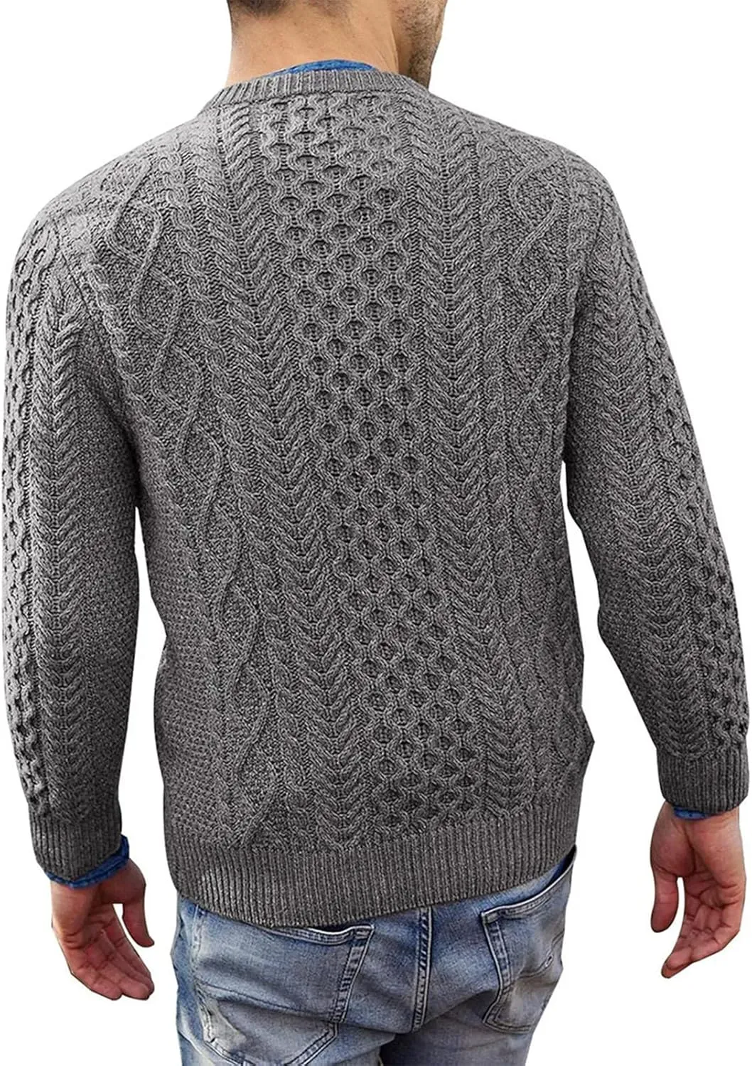 Mens Sweaters and Pullovers Winter Dressy Casual Vintage Aztec Work Sweater