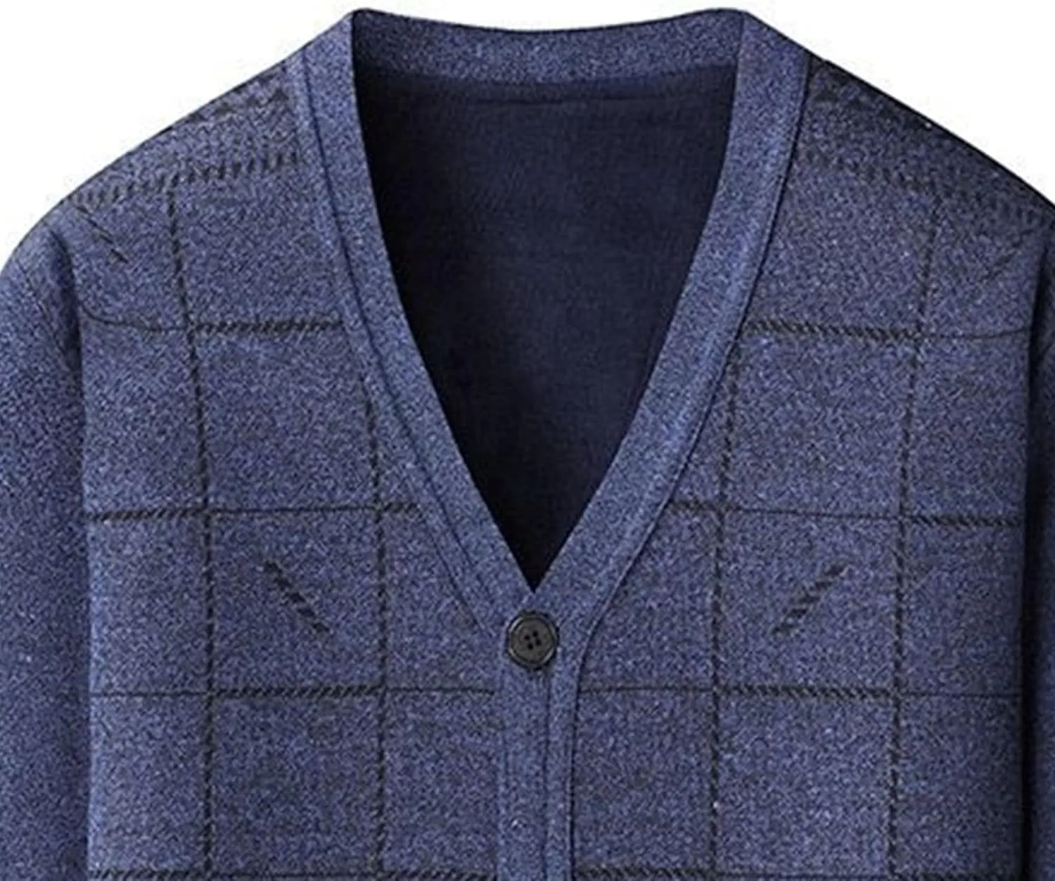 Men's Warm Cardigan Sweaters Long Sleeve V Neck Chunky Button Down Sweaters Fall Winter Outwear Knitted Sweaters