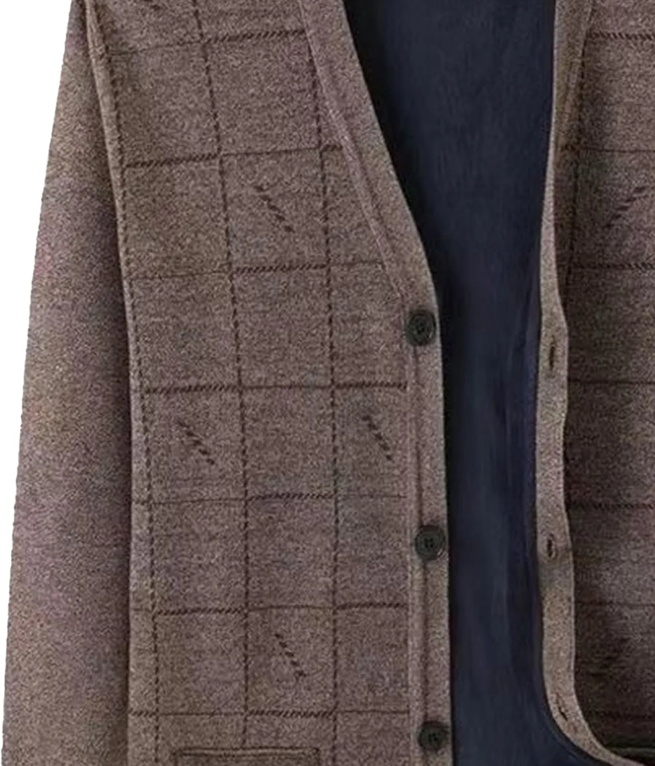 Men's Warm Cardigan Sweaters Long Sleeve V Neck Chunky Button Down Sweaters Fall Winter Outwear Knitted Sweaters