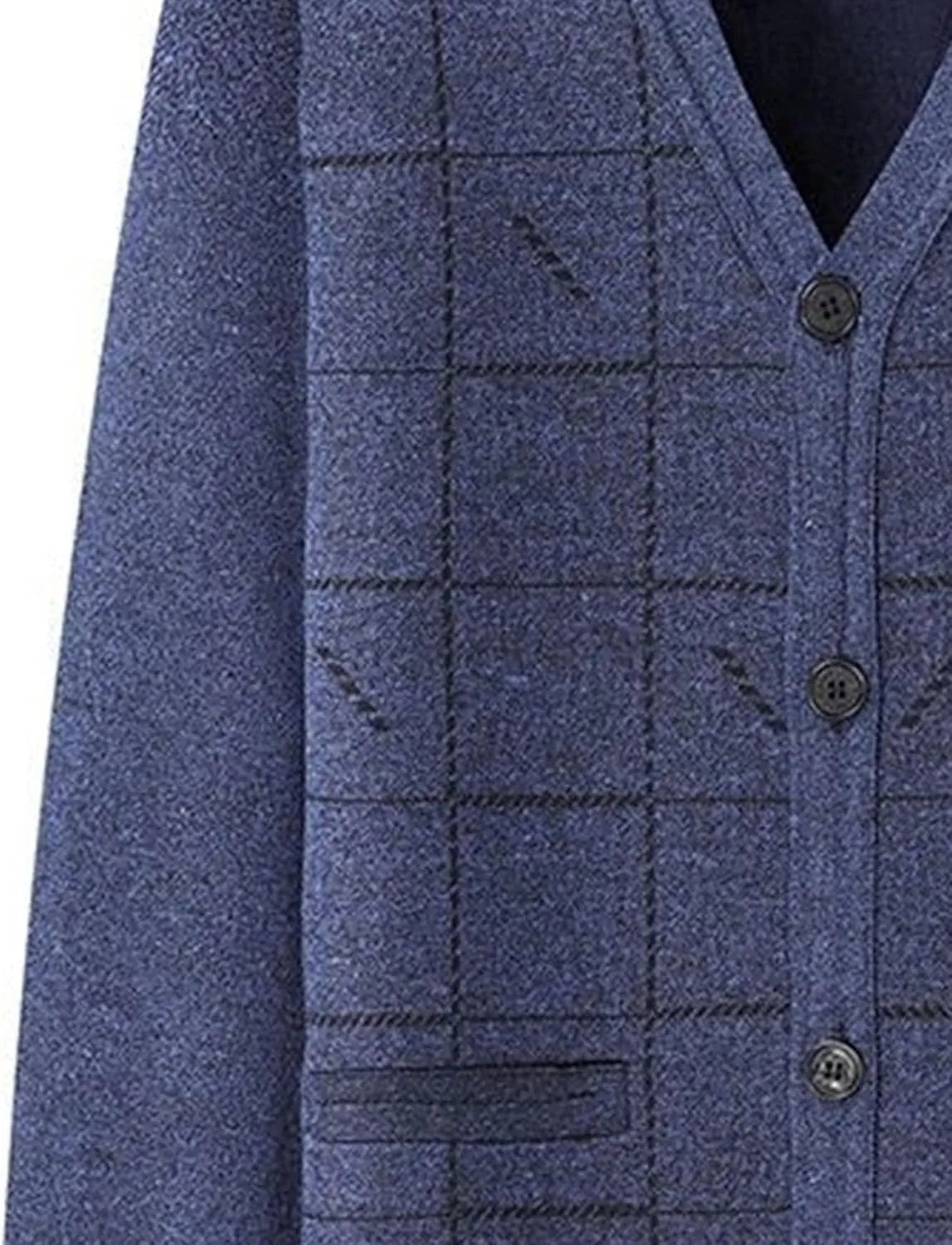 Men's Warm Cardigan Sweaters Long Sleeve V Neck Chunky Button Down Sweaters Fall Winter Outwear Knitted Sweaters