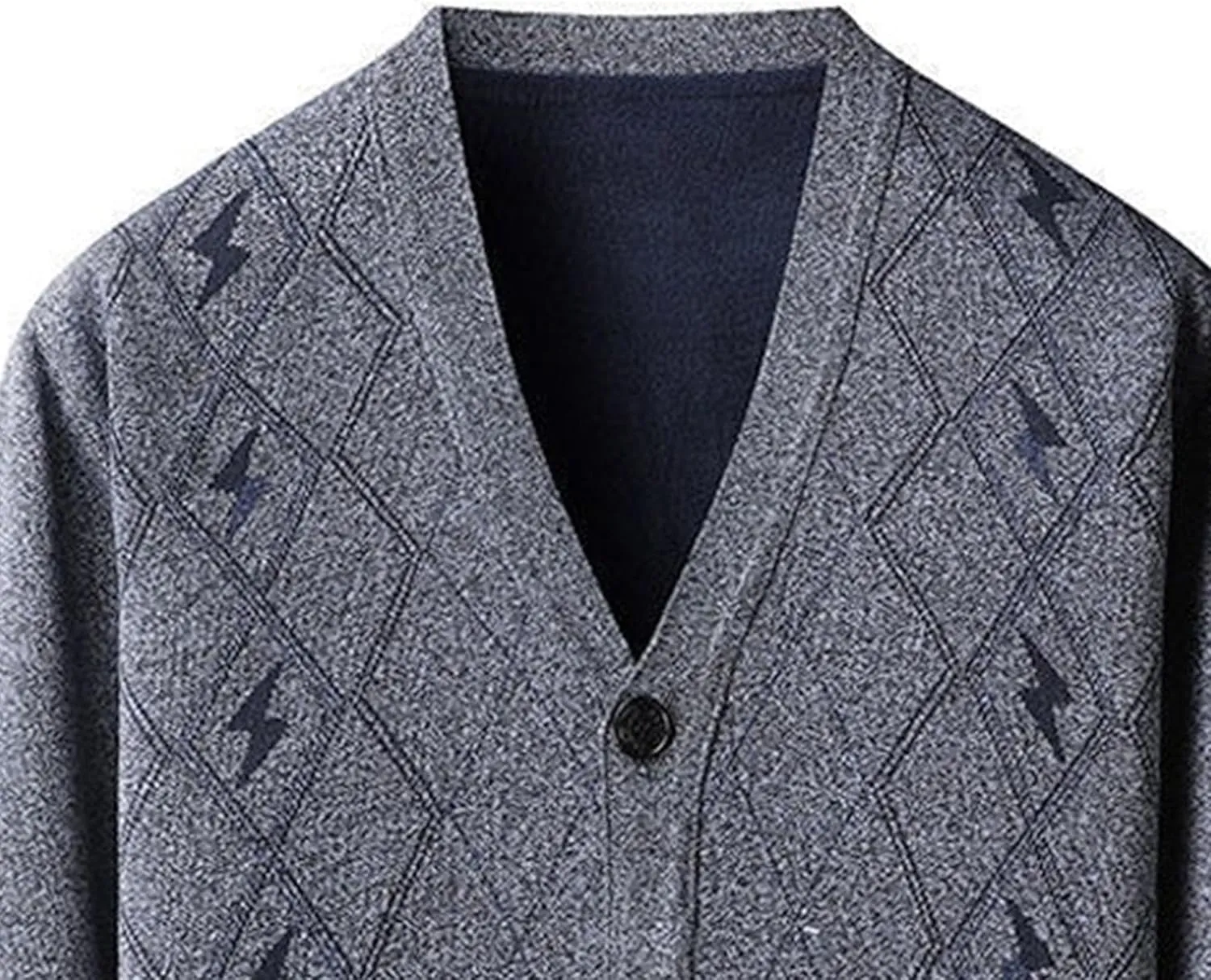 Men's Warm Cardigan Sweaters Long Sleeve V Neck Chunky Button Down Sweaters Fall Winter Outwear Knitted Sweaters