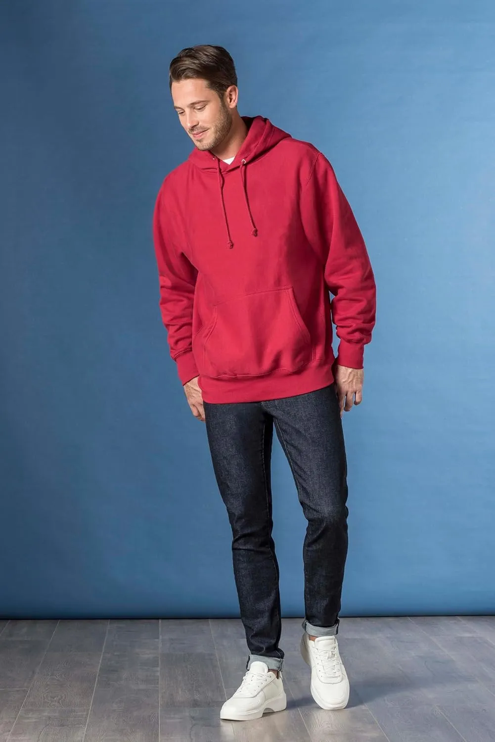 MV Sport Casual Heavyweight Fleece Hoodies for Men Thick Drawstring Hoodie Sweatshirt Mens Hoodies Cotton Pullover