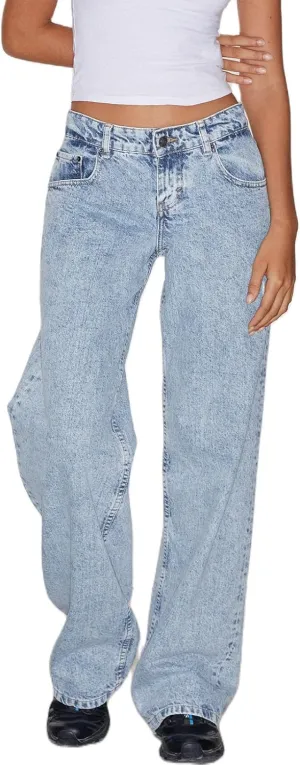 Mxiqqpltky Low Rise Jeans for Women Mom Jeans Wide Straight Leg Baggy Jeans Y2k Vintage Boyfriend Denim Pants Streetwear