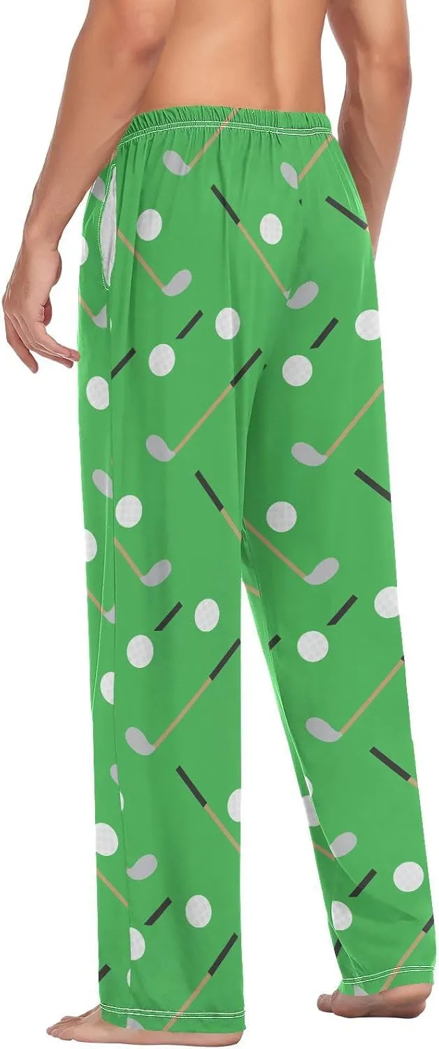 Ollabaky Men's Pajama Pants Pjs Bottoms with Pockets Sleep Lounge Pants for Men