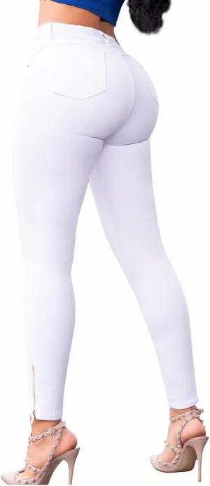 Pantalones Colombianos Levanta Cola | Butt Lifting Jeans for Women Colombian Jeans for Women Butt Lift Boot Cut Jeans Blue