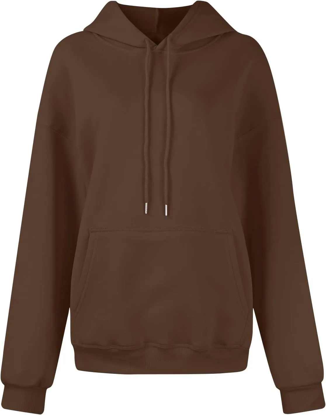 Plus Size Hoodies for Women Long Sleeve Oversized Sweatshirt Hoodies Drawstring Comfy Fleece Pullover Hoodie with Pocket