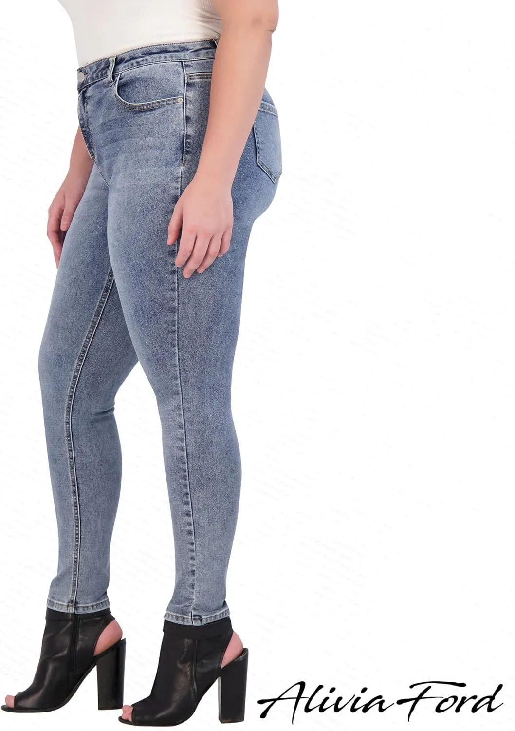 Plus Size Jeans for Women  High Waisted Skinny Jeans for Women  29