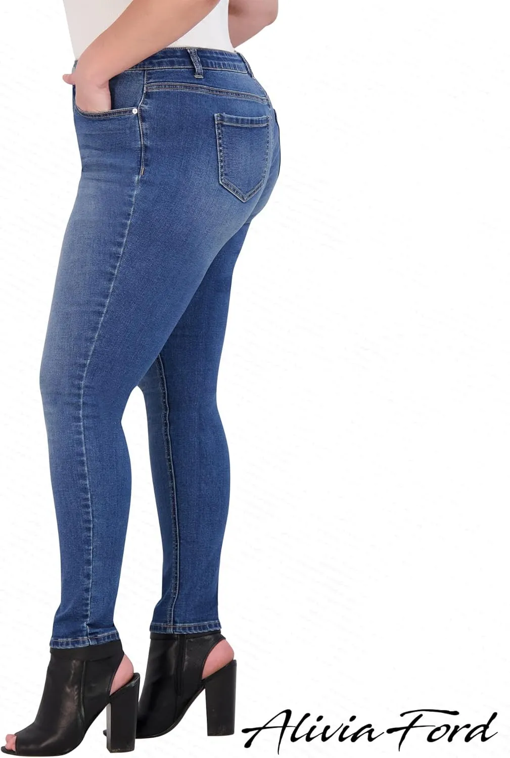 Plus Size Jeans for Women  High Waisted Skinny Jeans for Women  29