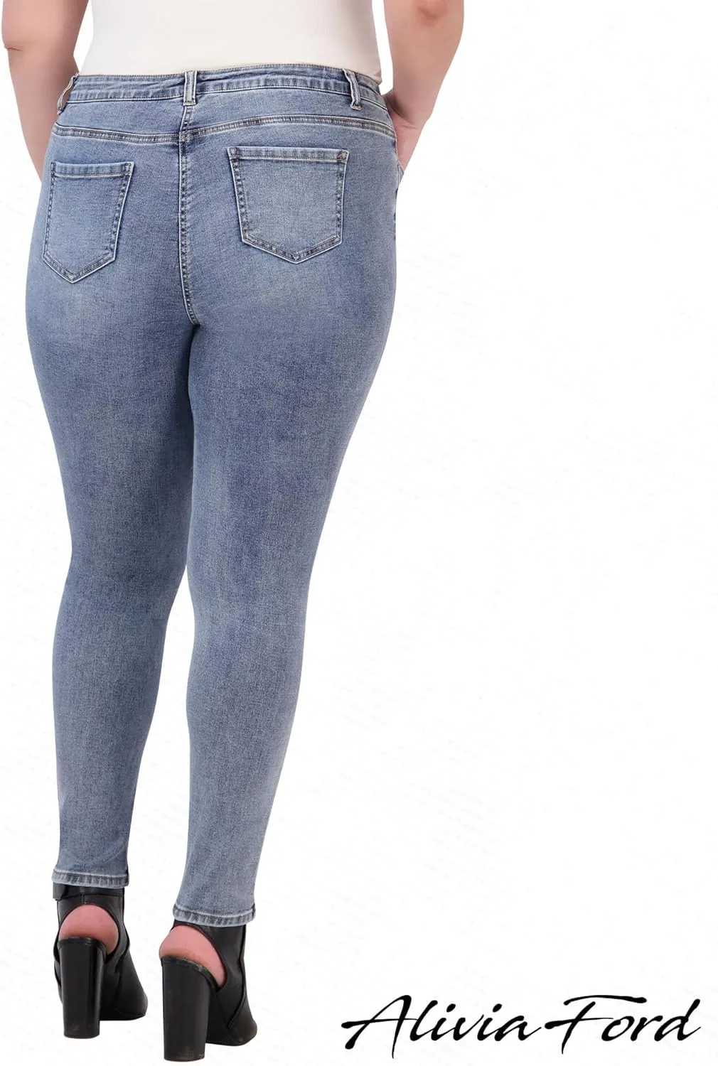 Plus Size Jeans for Women  High Waisted Skinny Jeans for Women  29