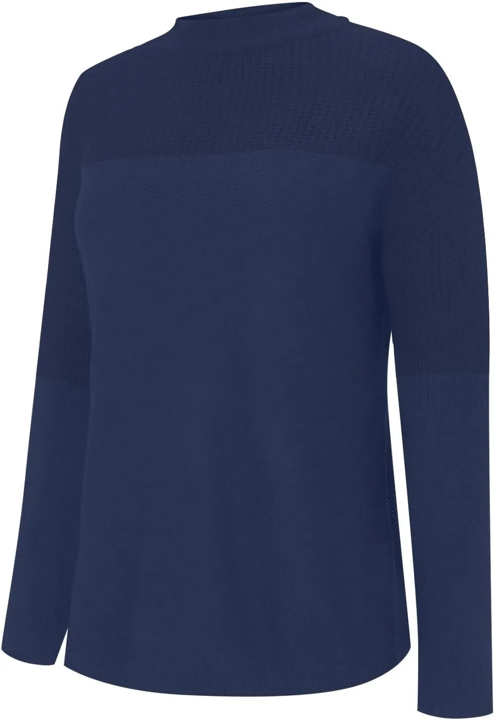 Pullover Sweaters for Women Crewneck Long Sleeve Knitted Sweaters Comfy Chunky Knit Sweaters Tops