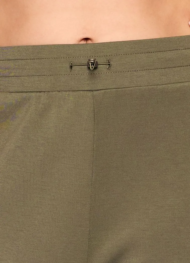 RBX Women's Plus Size Lightweight Sweatpants Luxe Athleisure Fabric Wide Leg Pant with Pockets Yoga Pants with Bungee Waist