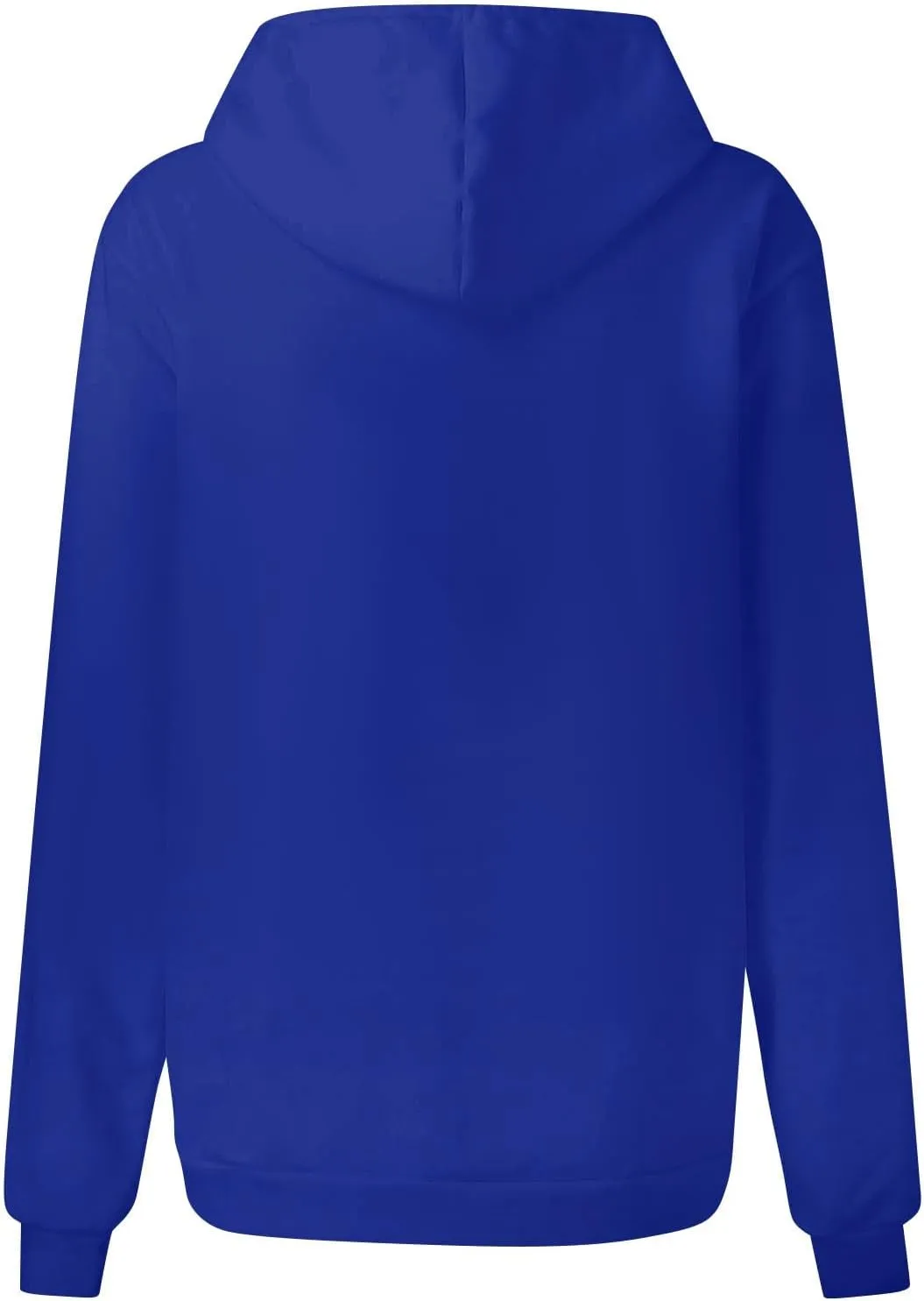 Royal Blue Sweatshirt Women Quarter Zip Fleece Pullover Hoodies Zip Up Trendy Soft Half Zip Sweatshirts w/Pockets