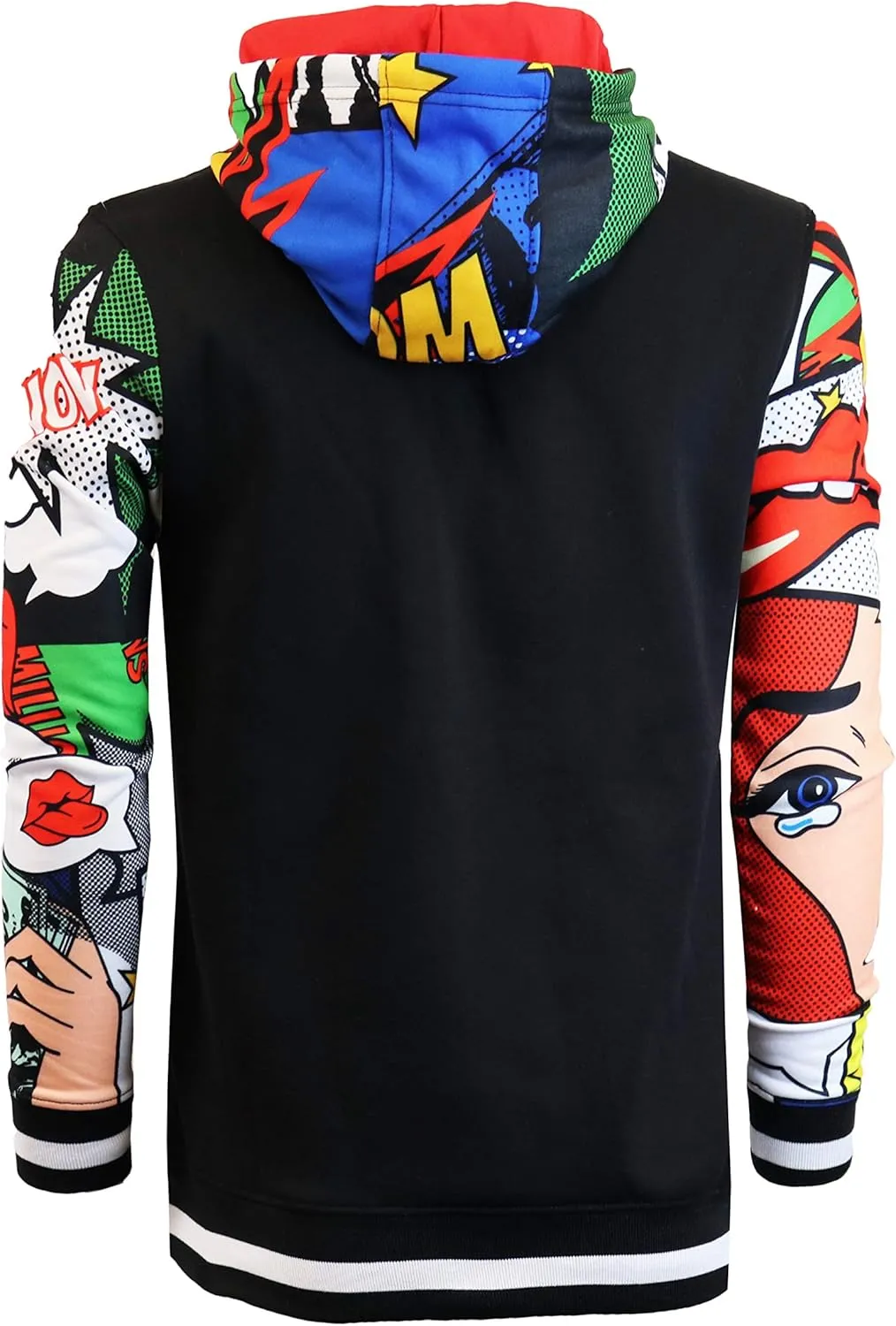 SCREENSHOT Mens Urban Hip Hop Premium Fleece Hoodie - Modern Pullover NYC Street Fashion Urbanwear Hooded Sweatshirt