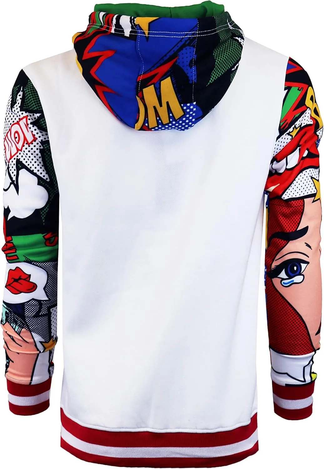SCREENSHOT Mens Urban Hip Hop Premium Fleece Hoodie - Modern Pullover NYC Street Fashion Urbanwear Hooded Sweatshirt