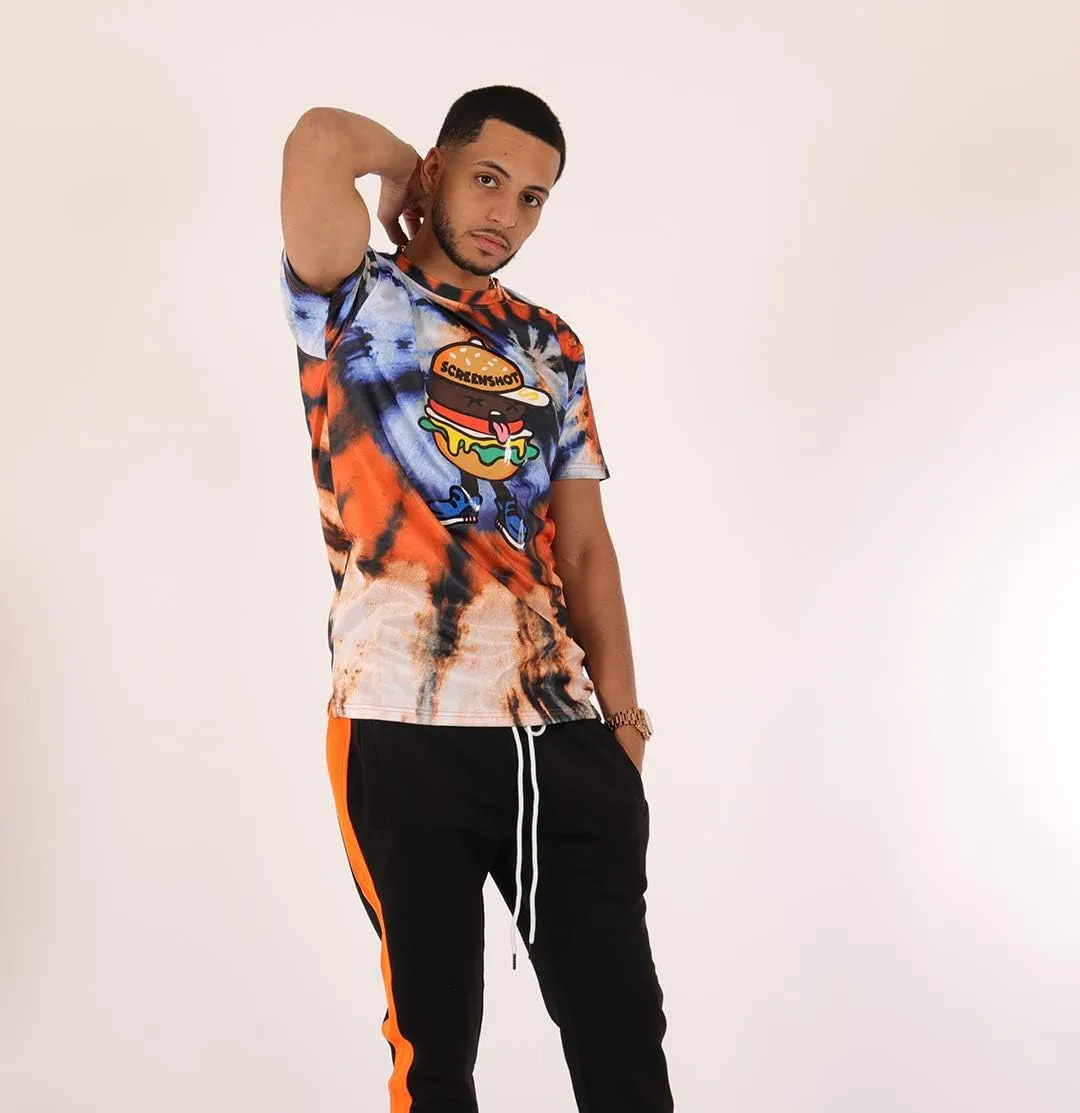 Screenshotbrand Mens Streetwear Fashion Premium Urban Tee - NYC Street Fashion Urbanwear Longline Print T-Shirt