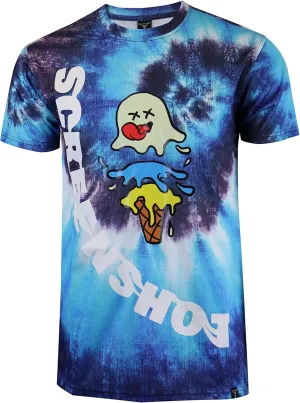 Screenshotbrand Mens Streetwear Fashion Premium Urban Tee - NYC Street Fashion Urbanwear Longline Print T-Shirt