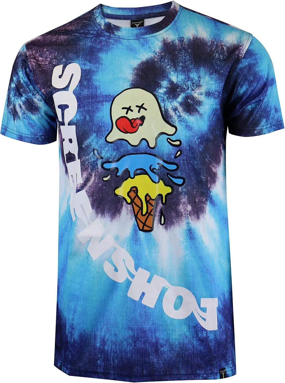Screenshotbrand Mens Streetwear Fashion Premium Urban Tee - NYC Street Fashion Urbanwear Longline Print T-Shirt