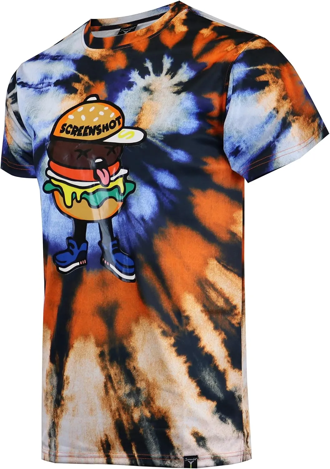 Screenshotbrand Mens Streetwear Fashion Premium Urban Tee - NYC Street Fashion Urbanwear Longline Print T-Shirt