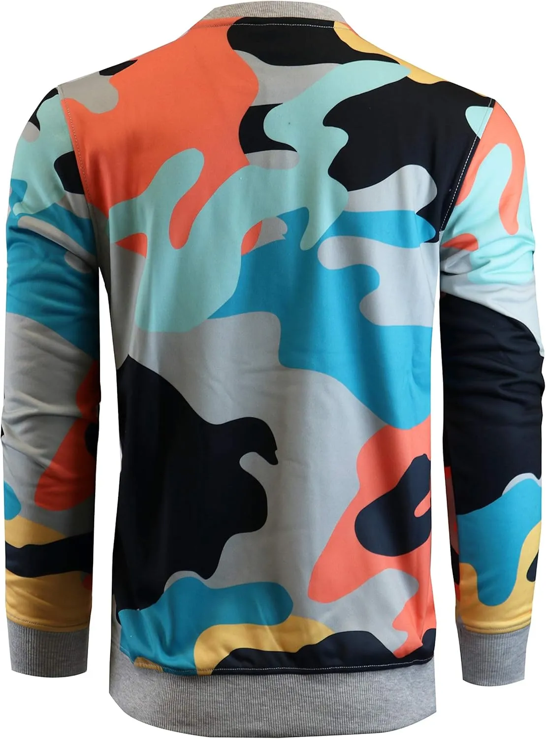 Screenshotbrand Mens Urban Hip Hop Premium Fleece - Pullover Active Urbanwear Street Fashion Crew Neck Sweatshirt