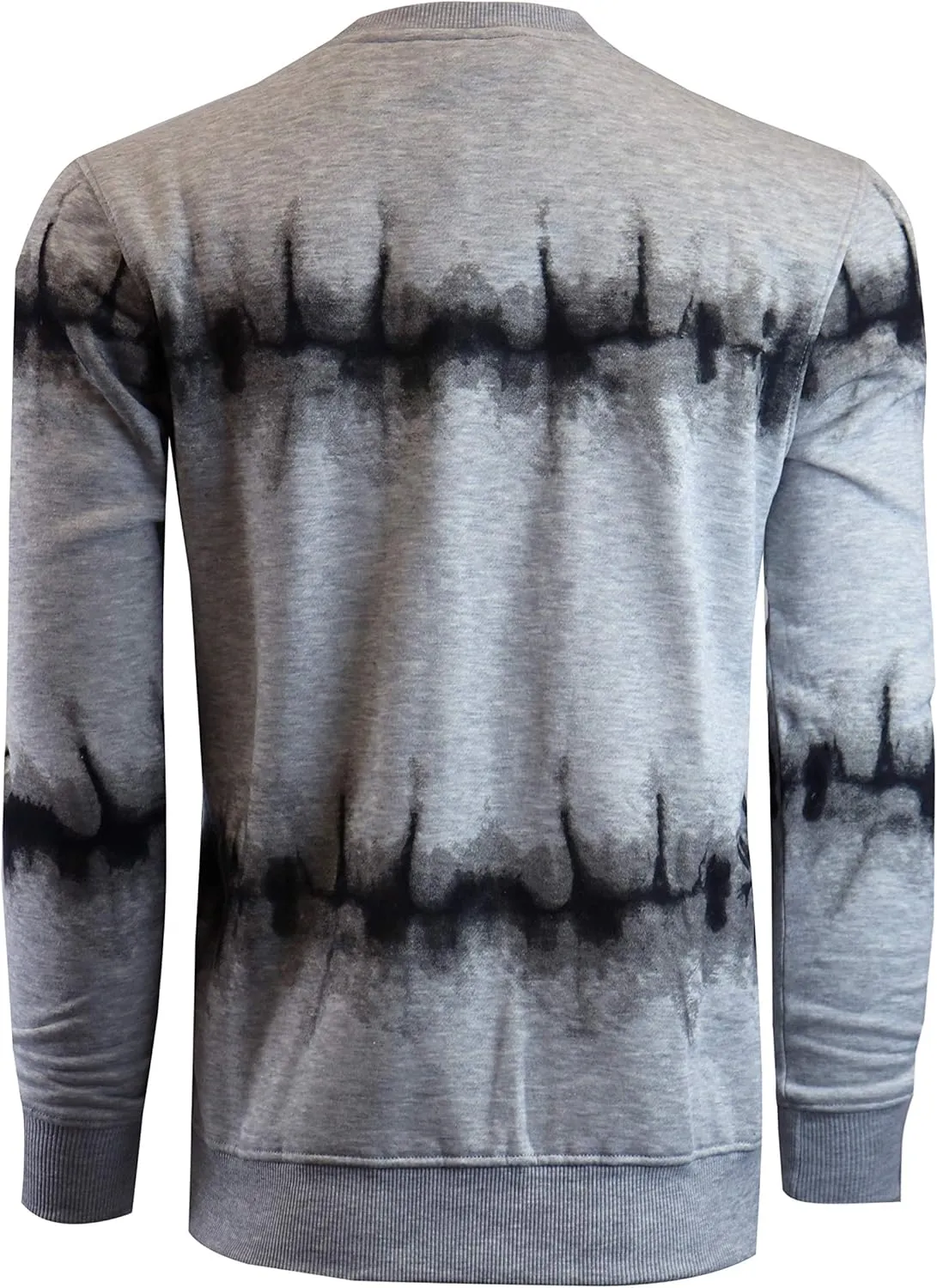 Screenshotbrand Mens Urban Hip Hop Premium Tie Dye Fleece - Pullover Active Urbanwear Street Fashion Crew Neck Sweatshirt