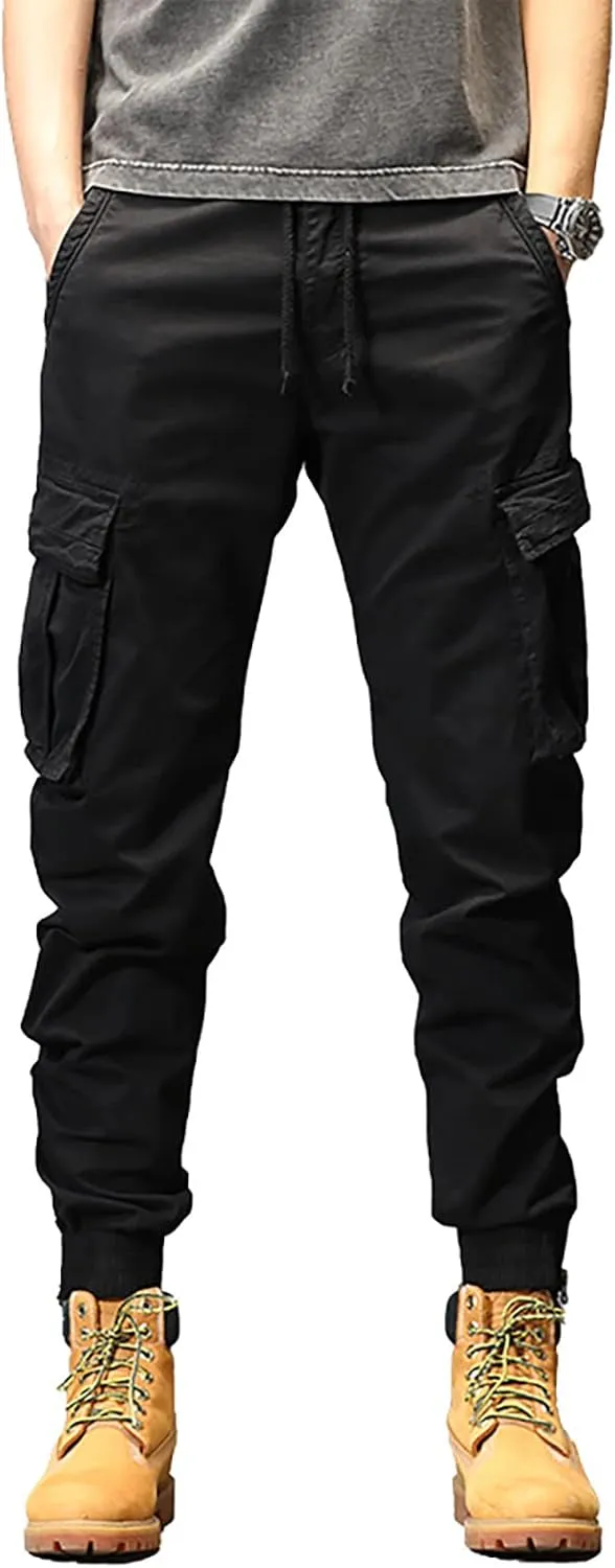 sdbrld Cargo Pants For Men Mens Ripstop Tactical Pants Lightweight Trendy Outdoor Hiking Water Resistant Pants with Pockets